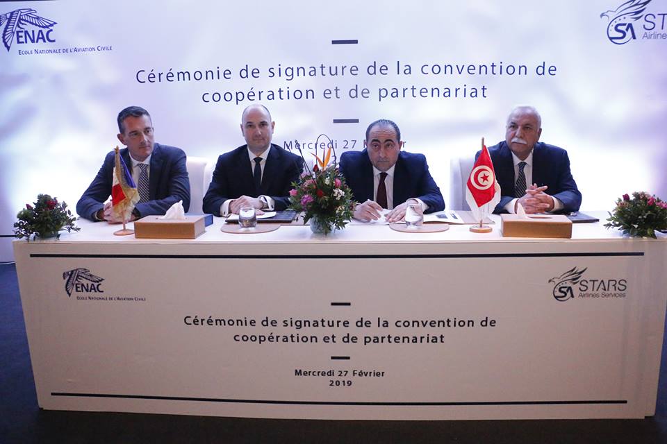 اتفاقية تعاون وشراكة بين المدرسة الوطنيّة للطيران المدني الفرنسية وشركة "ستارز آرلاينز سرفيس"